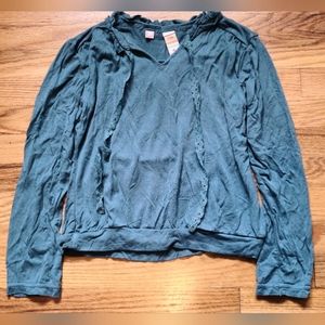 10 for $25 - Fox Girls 6 Green Long Sleeve Shirt